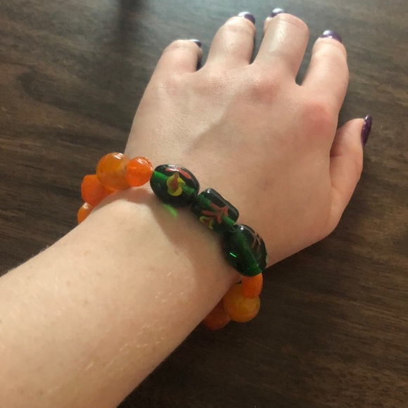 🌸Glass Bead Stretch Bracelet - Picture 2 of 2